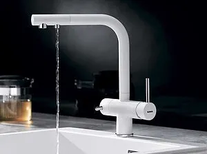 Смеситель для кухни с подключением к фильтру Blanco Fontas II шампань/хром 525143 Смеситель для кухни с подключением к фильтру Blanco Fontas II шампань/хром 525143, 5