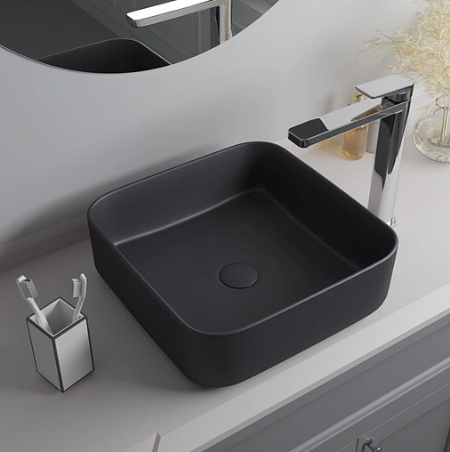 Раковина IDDIS Bridge 40 серый матовый BRIGM04i27