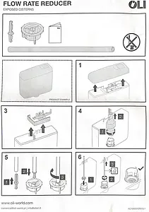 Редуктор скорости смыва OLI Expert Plus 014874, 5