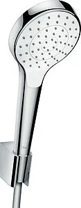 Душевой набор Hansgrohe Croma Select S 110 1jet 160см хром/белый 26410400 Душевой набор Hansgrohe Croma Select S 110 1jet 160см хром/белый 26410400, 1