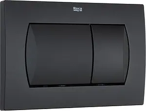 Клавиша смыва для унитаза Roca Active 62B 8901160B6 черный матовый Клавиша смыва для унитаза Roca Active 62B 8901160B6 черный матовый, 1