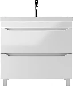 Тумба-умывальник напольный Айсберг Ева 90 белый DA5909T+4670142930013, 3