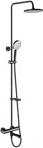 Душевая система с термостатом для ванны Swedbe Hermes чёрный матовый 5116B Душевая система с термостатом для ванны Swedbe Hermes чёрный матовый 5116B, 1