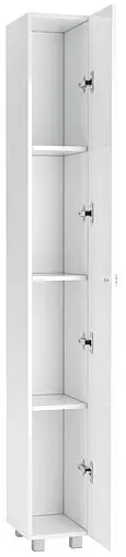 Шкаф-пенал напольный Айсберг Мега 25 белый DM4608P