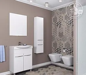 Тумба-умывальник напольная Aquaton Инфинити 76 H белый 1A1967K1IF010, 3