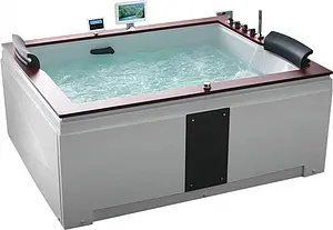 Ванна акриловая с гидромассажем Gemy 186x151 R G9052 II O R Ванна акриловая с гидромассажем Gemy 186x151 R G9052 II O R, 1