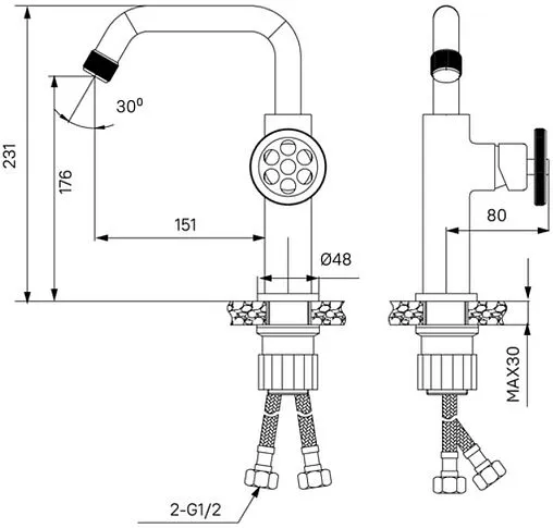 Смеситель для раковины IDDIS Grange чёрный матовый GRABLR0i01 Смеситель для раковины IDDIS Grange чёрный матовый GRABLR0i01