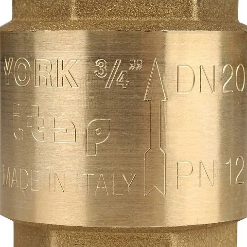 Клапан обратный пружинный ¾"в x ¾"в Itap York 1030034 Клапан обратный пружинный ¾"в x ¾"в Itap York 1030034