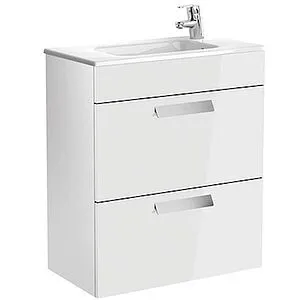 Тумба под умывальник Roca Debba 60 белый глянец ZRU9302708 Тумба под умывальник Roca Debba 60 белый глянец ZRU9302708, 1