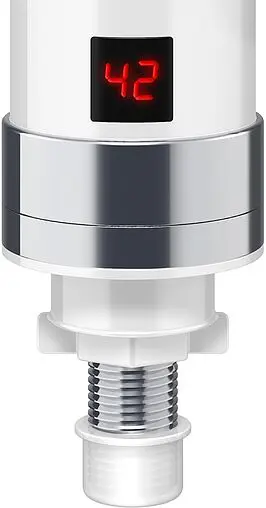 Кран-водонагреватель проточный Thermex Focus 3000 белый/хром 211033
