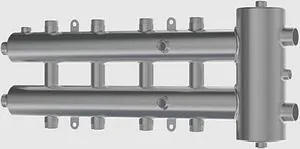 Распределительный коллектор 5 контуров с гидрострелкой 1¼"н x 1"н Север-R-М5(Aisi) 1955006 Распределительный коллектор 5 контуров с гидрострелкой 1¼"н x 1"н Север-R-М5(Aisi) 1955006, 4