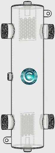 Гидрострелка до 100 кВт 1½&quot;н x 1½&quot;н Север-R-100 1945003