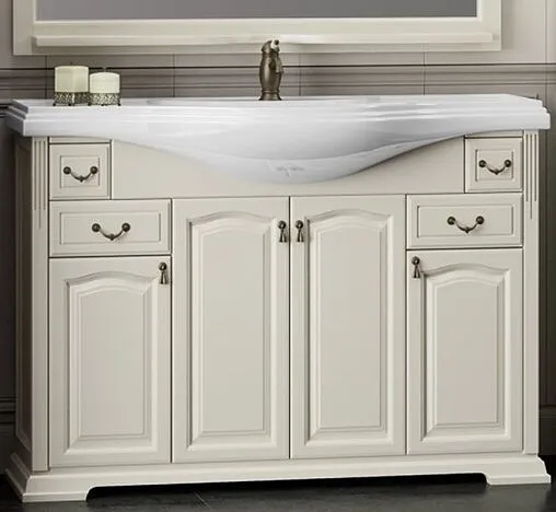 Тумба под умывальник напольная Opadiris Риспекто 120 слоновая кость Z0000009687