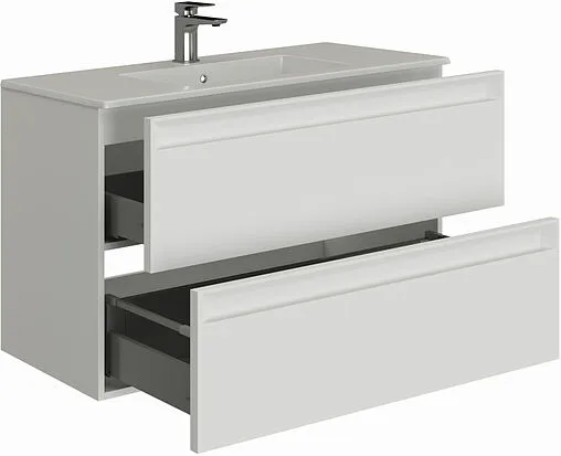 Тумба-умывальник подвесная Allen Brau Eclipse 2.0 100 белый 1.E1003.WM 2.0+