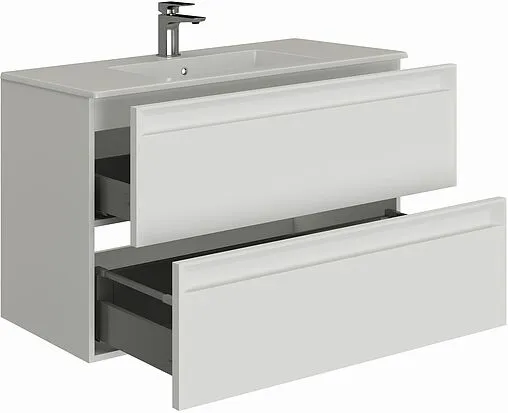 Тумба-умывальник подвесной Allen Brau Eclipse 2.0 100 белый 1.E1003.WM 2.0+