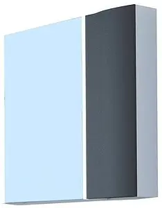 Шкаф-зеркало Aquaton Ондина 80 R графит 1A183502ODG20, 1