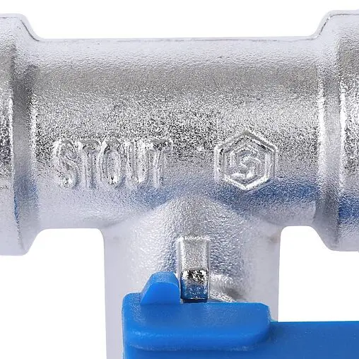 Кран шаровый трехпроходной 1/2"н x 3/4"н x 1/2"в Stout SVB-0124-123412 ...