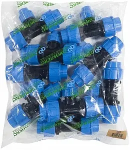 Тройник компрессионный редукционный 32мм x 20мм x 32мм Джилекс 9355 Тройник компрессионный редукционный 32мм x 20мм x 32мм Джилекс 9355, 3