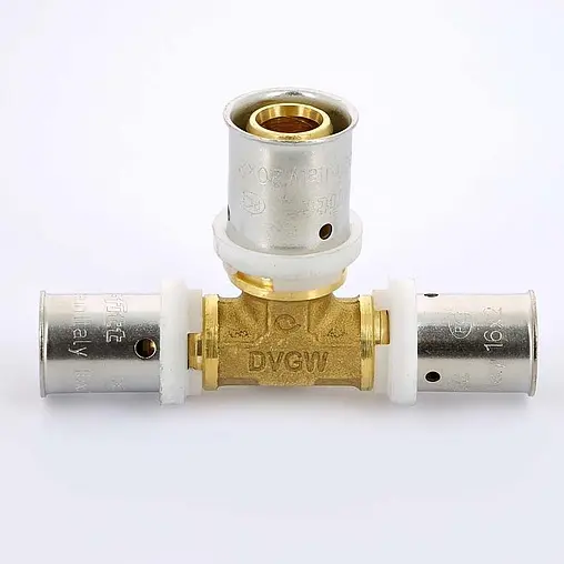 Тройник пресс редукционный 16мм x 20мм x 16мм Uni-fitt 706G6760 Тройник пресс редукционный 16мм x 20мм x 16мм Uni-fitt 706G6760