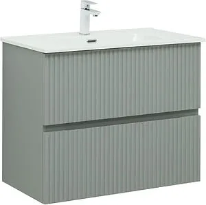 Тумба-умывальник Aquanet Джейн 80 мисти грин 00313318+, 1