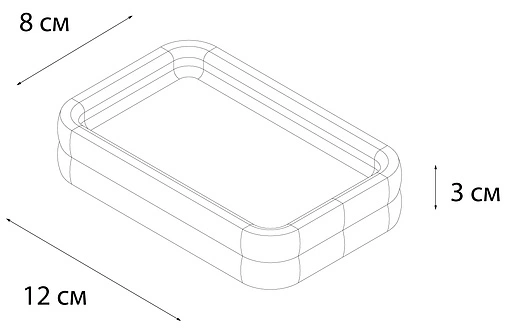 Мыльница Fixsen Glady зелёный FX-11-04