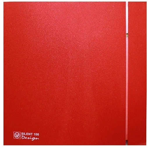 Вентилятор вытяжной D=118мм красный Soler & Palau Silent-200CZ Design 4C red