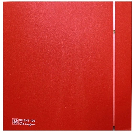 Вентилятор вытяжной D=118мм красный Soler &amp; Palau Silent-200CZ Design 4C red