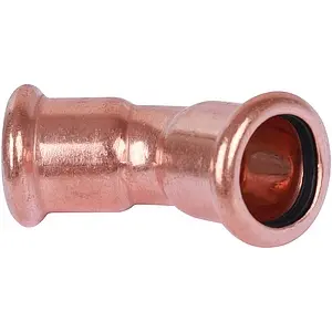 Отвод пресс двухраструбный 18мм угол 45° Sanha 6041 1604122, 5