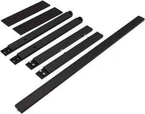 Ножки мебельные Allen Brau Reality 100 чёрный браш 1.320B14.BB, 1