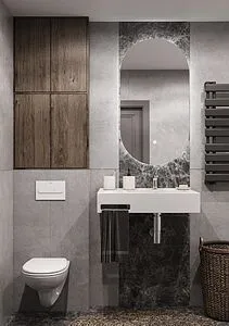 Раковина Aquaton Квадро Про 80 R с полотенцедержателем белый 1A734331QA01R, 5