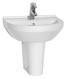 Раковина VitrA S50 55 белый 5301B003-0001 Раковина VitrA S50 55 белый 5301B003-0001, 4