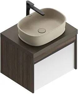 Тумба-умывальник подвесная Kerama Marazzi Modula 60 арабика MO.60.1+1\AR+ Тумба-умывальник подвесная Kerama Marazzi Modula 60 арабика MO.60.1+1\AR+, 1