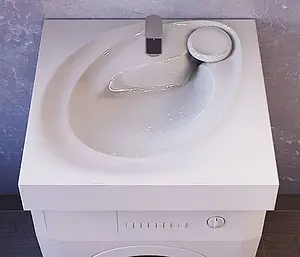 Раковина Raval Perla 60 белый Per.08.60/W, 3