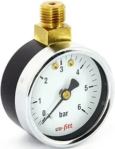 Манометр радиальный Uni-Fitt 50мм 6 бар ¼&quot; 302P2020, 1