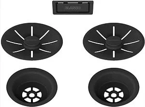 Набор декоративных элементов Blanco чёрный 239979 Набор декоративных элементов Blanco чёрный 239979, 1