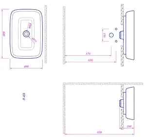 Раковина Kale Dove 60 белый 7113935800 Раковина Kale Dove 60 белый 7113935800, 2