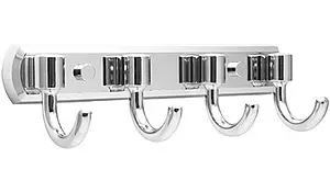 Планка с 4-мя крючками Wasserkraft Oder хром 3074, 1