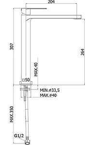 Смеситель для раковины Paffoni Tango полированная сталь TA081ST, 2