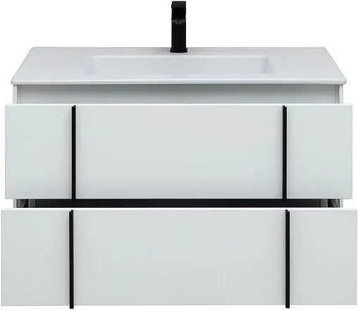 Тумба-умывальник подвесной Allen Brau Reality 90 белый 1.32006.WM+