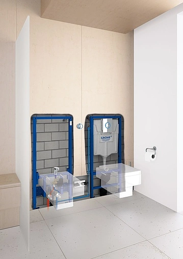 Клавиша смыва для унитаза Grohe Nova Light 38809000 хром глянцевый