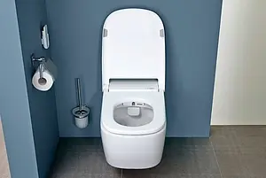 Умный унитаз-биде подвесной безободковый VitrA V-Care Comfort Rim-Ex белый 5674B003-6194, 3