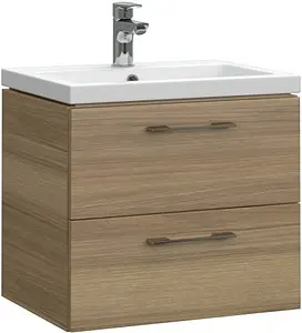 Тумба-умывальник подвесная Cersanit Lara 50 орех 64132+ Тумба-умывальник подвесная Cersanit Lara 50 орех 64132+, 1
