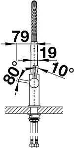Смеситель для кухни с выдвижным изливом Blanco Catris-S хром 521476 Смеситель для кухни с выдвижным изливом Blanco Catris-S хром 521476, 3