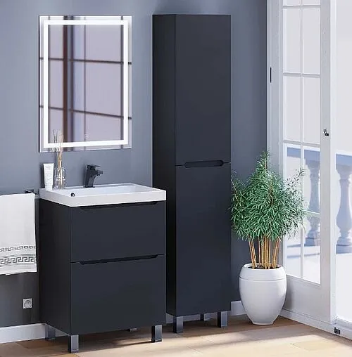 Тумба под умывальник напольная Uperwood UPD Tanos 60 чёрный 291120331