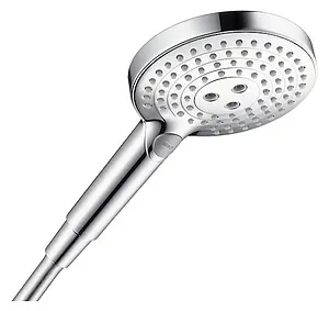 Лейка ручного душа Hansgrohe Raindance Select S 120 3jet хром/белый 26530400 Лейка ручного душа Hansgrohe Raindance Select S 120 3jet хром/белый 26530400, 1