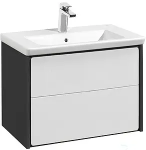 Тумба под умывальник подвесная Roca Ronda 70 белый/антрацит ZRU9302964 Тумба под умывальник подвесная Roca Ronda 70 белый/антрацит ZRU9302964, 1