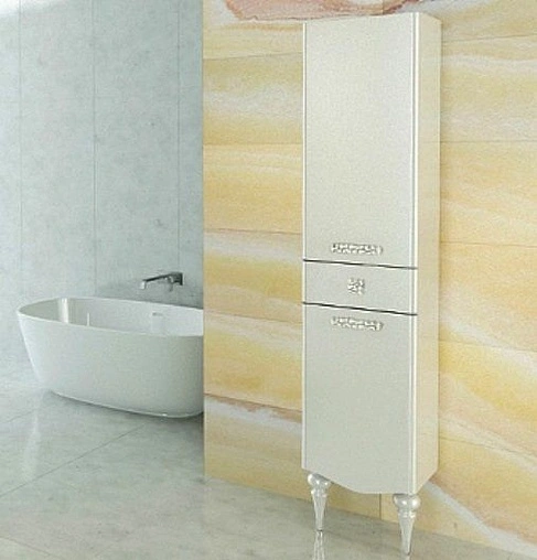 Шкаф-пенал напольный Comforty Монако 40R белый 00003129168CF