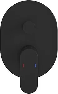 Смеситель для ванны скрытого монтажа Ravak Chrome чёрный матовый X070433, 3