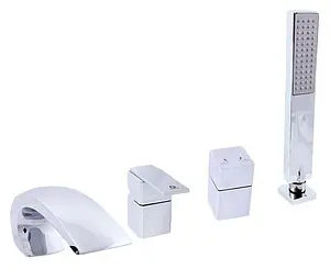 Смеситель на борт ванны на 4 отверстия Rav Slezak Loira хром LR572.5P, 1