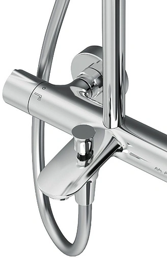 Душевая система с термостатом для ванны Am.Pm Like хром F0780564